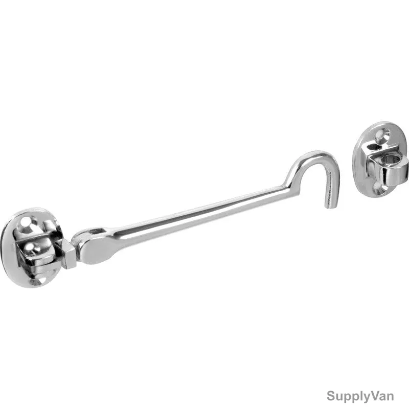Gate Hook, Metal, 6 Inch, Silver