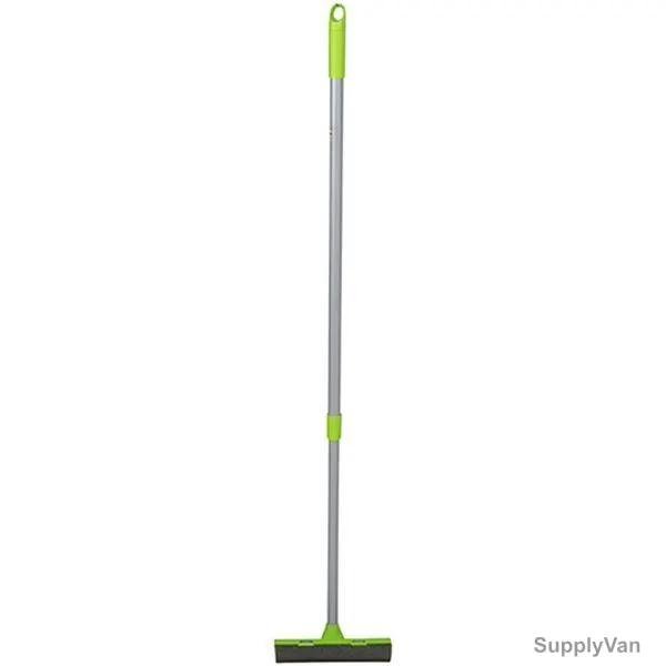 Moonlight Glass Wiper With Sponge And Steel Handle, 22046, Grey