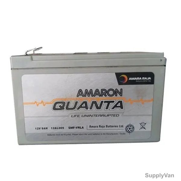 Amaron Quanta Lead Acid Battery, 12AL009, 12VDC, 9Ah