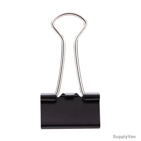 Deli Binder Clip, E38565, 19MM, PK12