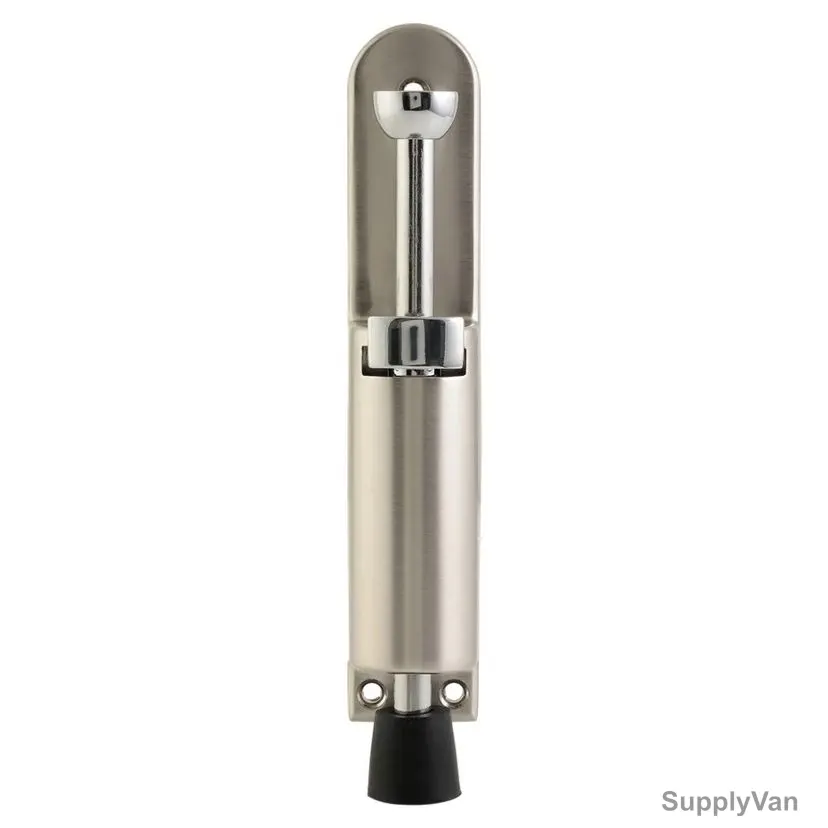 ACS Foot Door Stopper, M-100-BSN, Zinc, Silver