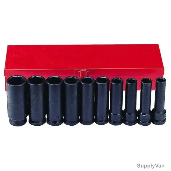 Force Impact Deep Socket Set, 4107S, 10PCS