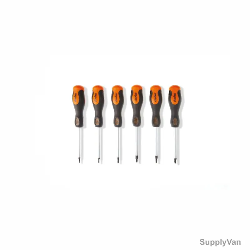 Clarke Torx Screwdriver Set, TSDSC, T10-T30, 6 Pcs/Set