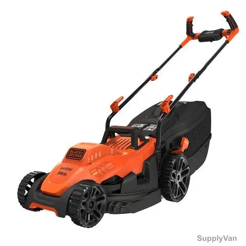 Black and Decker Lawn Mower With Bike Handle, BEMW461BH-GB, 1400W