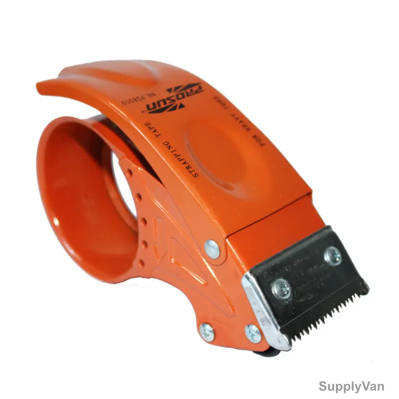Prosun Heavy Duty Tape Dispenser, PS8050, Metal, 2 Inch, Orange