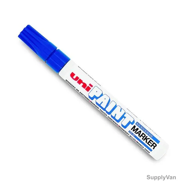 Uni-Ball Bullet Tip Paint Marker, PX20-BE, 2.0MM Tip Size, Blue, 12 Pcs/Pack