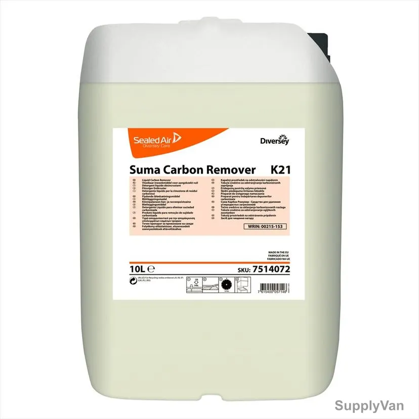 Diversey Suma K21 Carbon Remover, 7514072, 20 Ltrs
