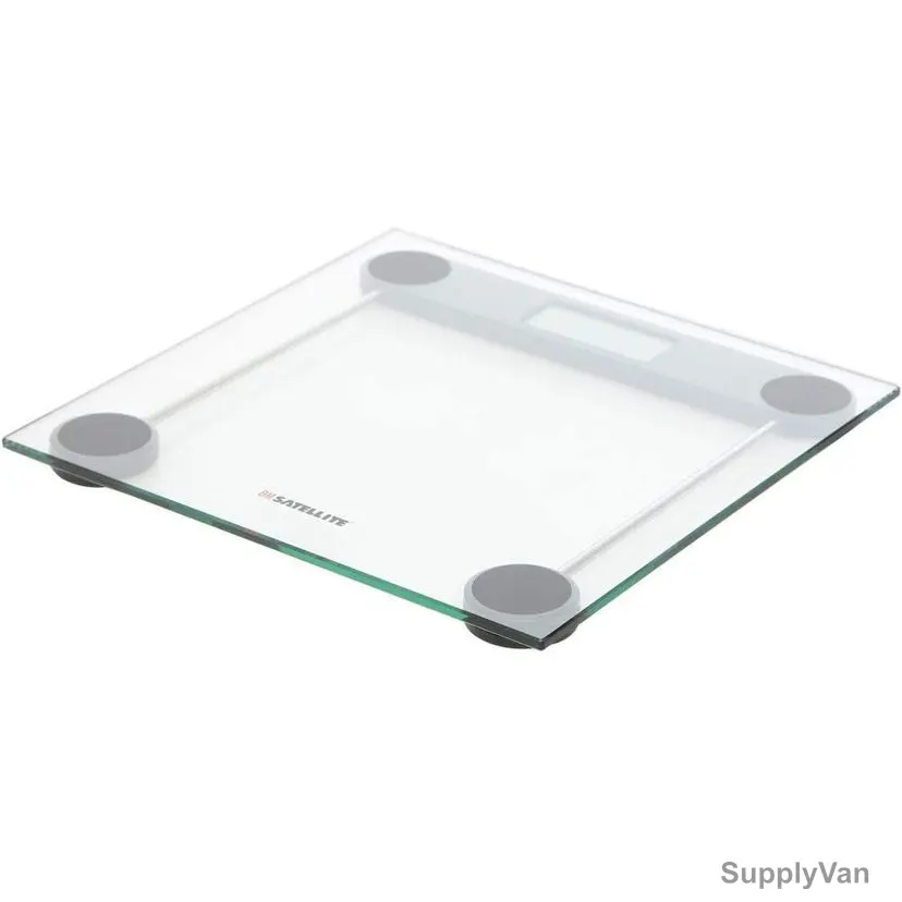 BM Satellite Digital Bath Scale, BM-153, Tempered Glass, 180 kg Weight Capacity, Clear — image 1