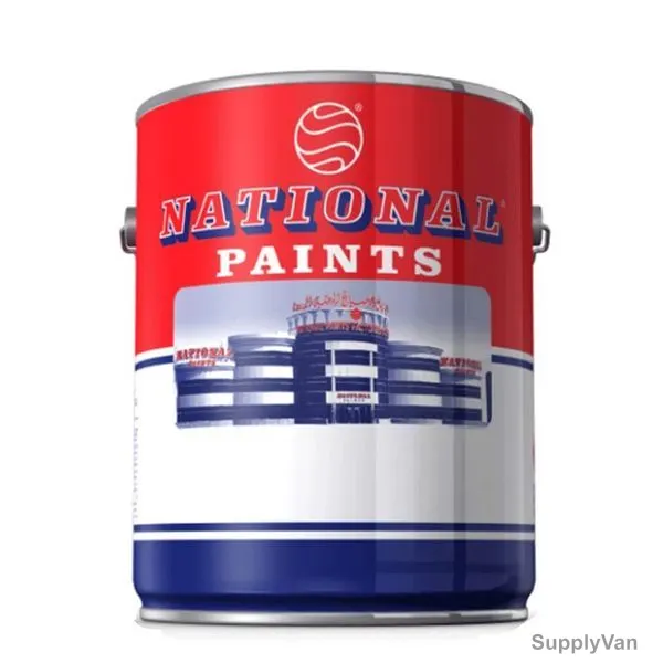 National Paints Eggshell Emulsion Paint, 801, Water Based, Matt, 18 Ltrs, Off-White