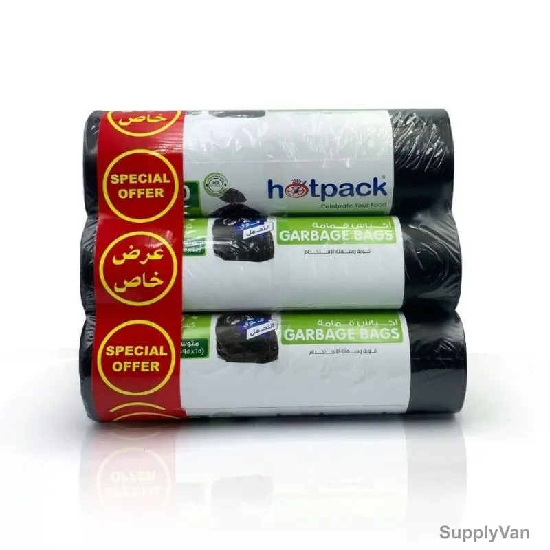 Hotpack Garbage Bag Roll, OPGBR6595X3PKT, 65 x 95CM, 60 Pcs/Pack