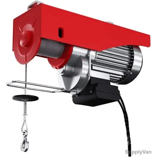 Aqson Electric Chain Hoist, PA500, 1050W, 500 Kg, Red/Silver