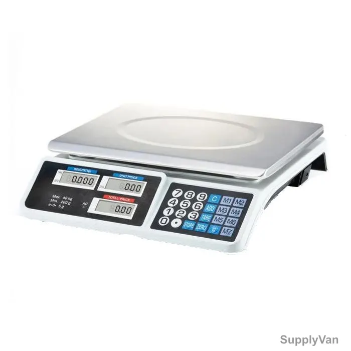 Heavy Duty Digital Price Computing Scale, 200GM-40 Kg Weight Capacity, 2GM Readability — image 1