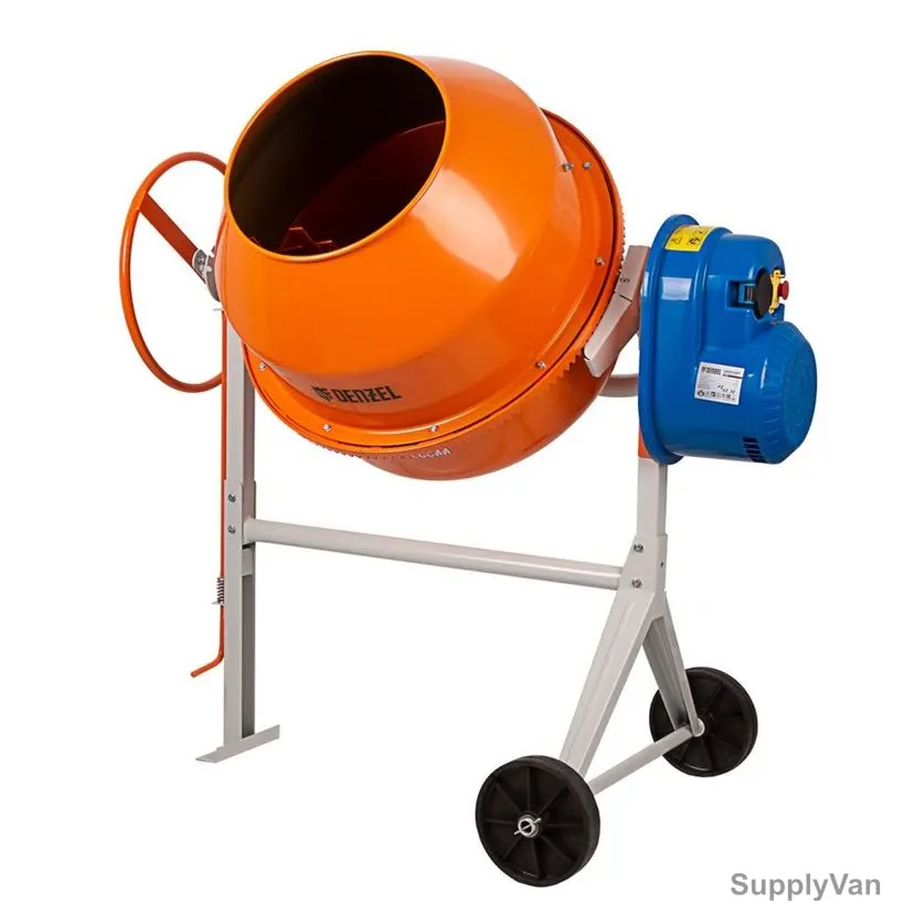 Denzel Electric Concrete Mixer, B-180, 700W, 230V, 180 Ltrs Tank Capacity — image 1