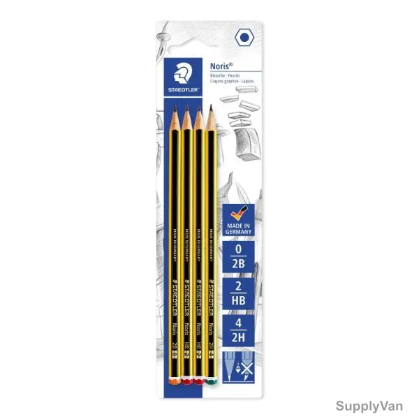 Staedtler Noris Pencil, ST-120-VS4, Black/Yellow, 576 Pcs/Set