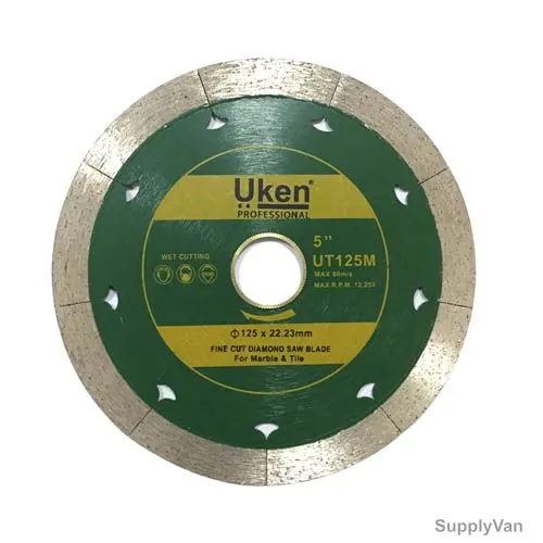 Uken Fast & Fine Cut Diamond Saw Blade, UT105M, 105 x 22.23MM