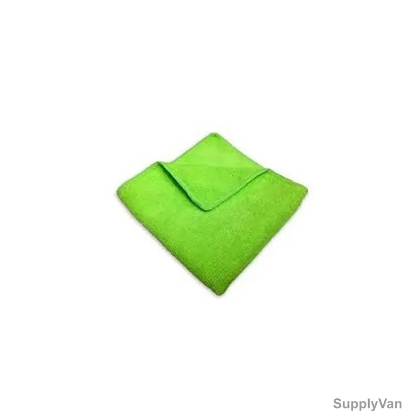 Multi-Purpose Microfiber Towel, KT10G, 40CM Width x 40CM Length, Green, 12 Pcs/Pack