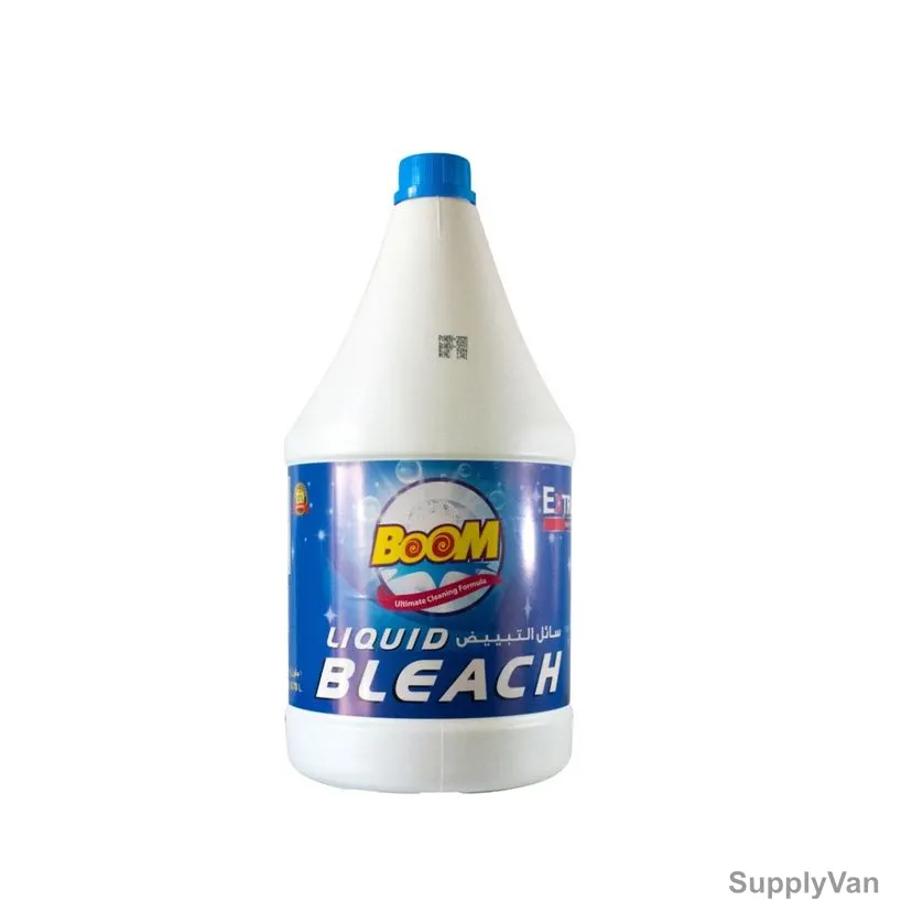 Boom Liquid Bleach, 1 Gallon, 2 Pcs/Carton