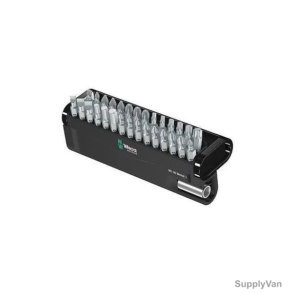 Wera Bit Set, 5057434001, Metal, 30PCS