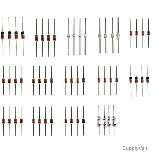 Zener Diode Electronic Kit, 0.5W, 56 Pcs/Set