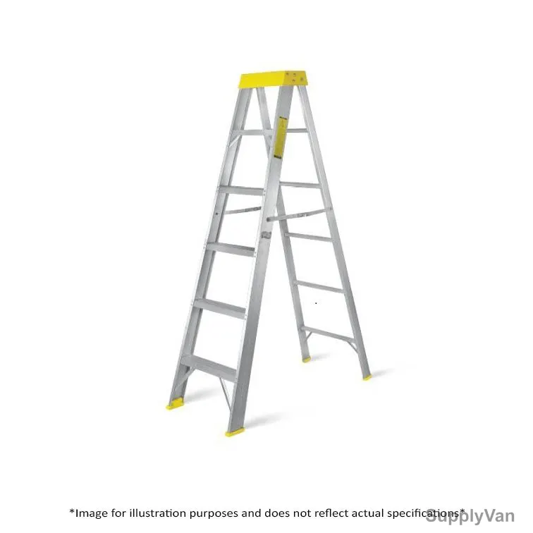 Topman 2 Way Ladder, PTWAL3, Aluminium, 3 Steps, 130 Kg Loading Capacity — image 1