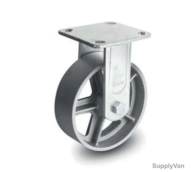 Fix Plate Caster, 104100, Heavy Duty, 10CM, 300Kg