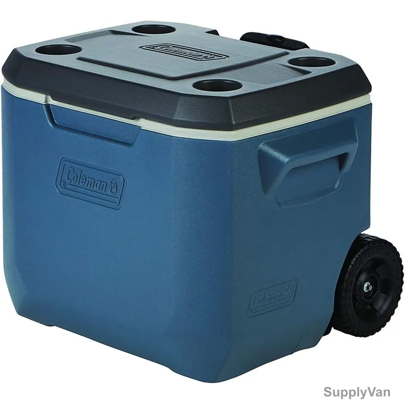 Coleman Xtreme Camping Bucket Cooler, 3000005889, 50 Qt, Blue/Black