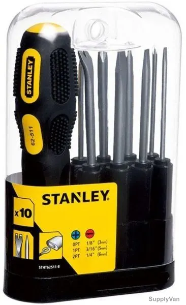 Stanley Multifunctional Screwdriver Set, 0-62-511, 10 Pcs/Set