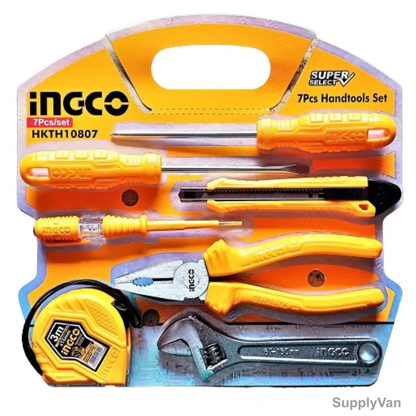 Ingco Hand Tool Set, HKTH10807, 7 Pcs/Set — image 1