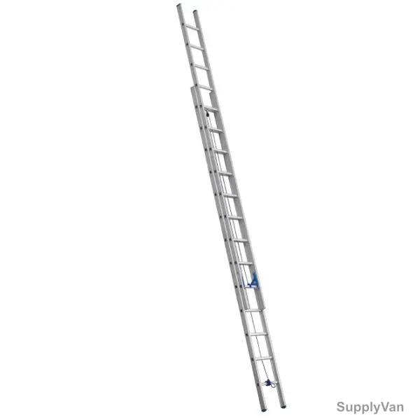 Topman Double Section Straight Ladder, DSSTAL13, Aluminium, 13+13 Steps, 150 Kg Weight Capacity