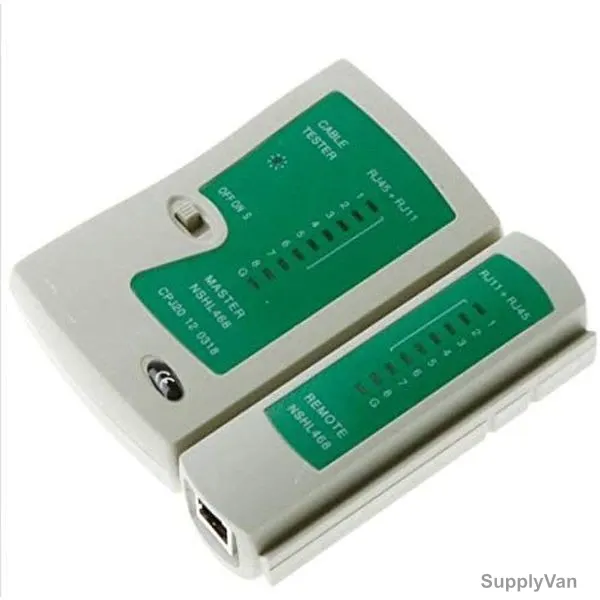 Huayang USB Network LAN Cable Tester, C119, Cat 5, White and Green