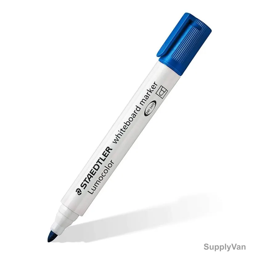 Staedtler Lumocolor White Board Marker, ST-351-03, 2.0MM Tip Size, Blue, 10 Pcs/Pack