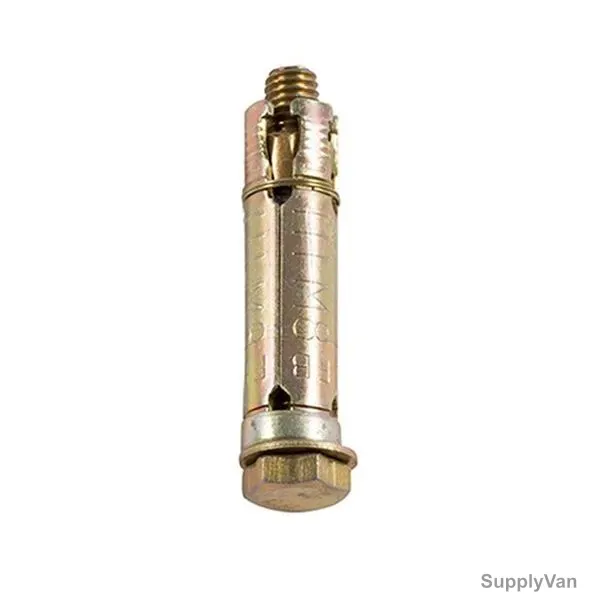 Mkats Fix Rawl Bolt, 267587AC, Metal, M8, Gold