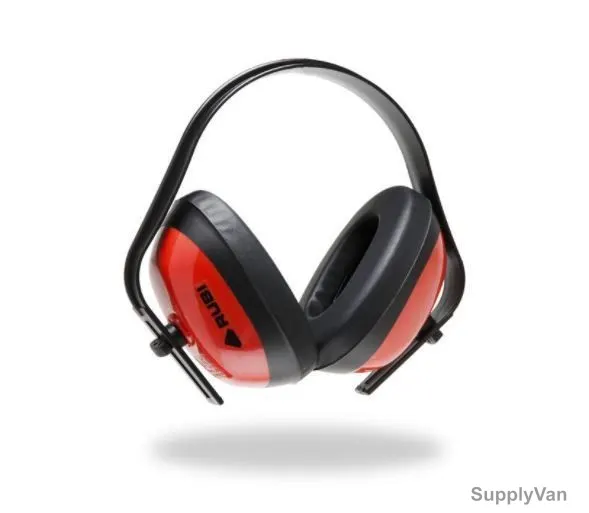 Rubi Ear Protector, 080903, Black and Red