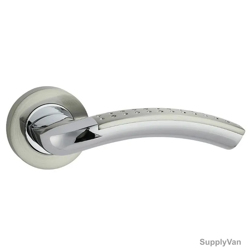 Dorfit Mortise Handle, DTRO3611-SNCP, Solid Zinc, 50.2MM Base Dia x 130MM Handle Length