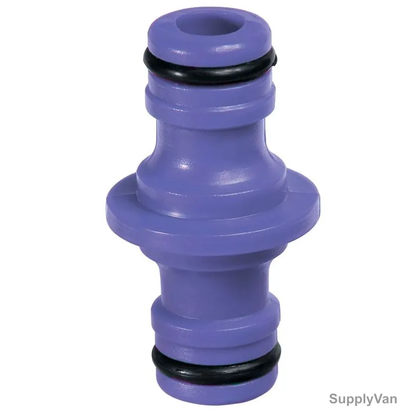 Palisad Garden Hose Connector, 664658, Plastic, 1/2 Inch, Purple