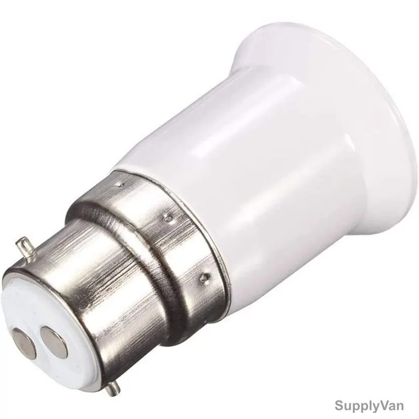 Lamp Holder, B22 to E27, White, 4 Pcs/Pack — image 1