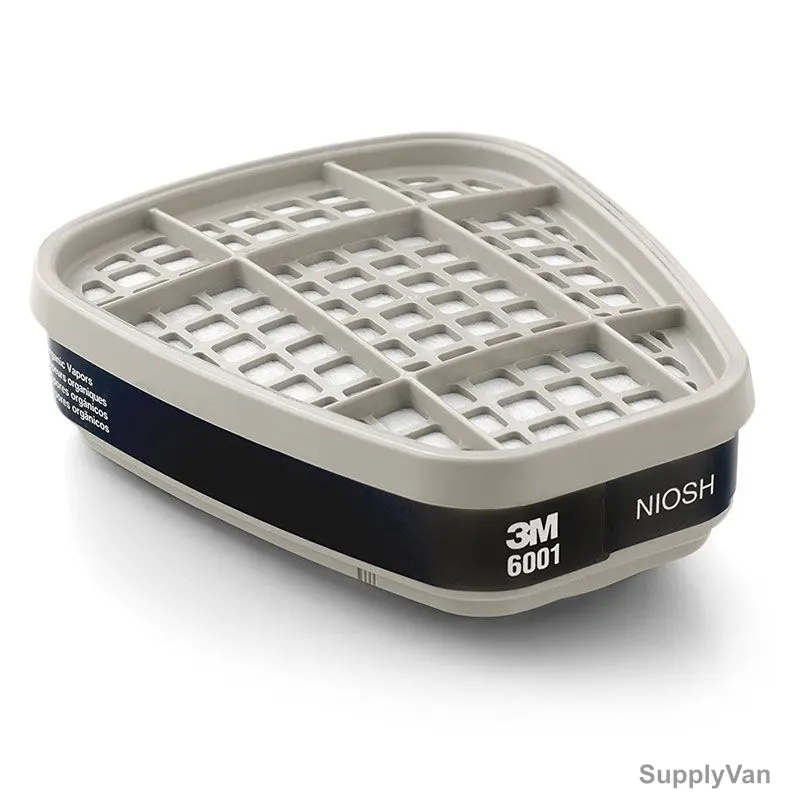 3M Organic Vapor Cartridge, 3M6001, Brown