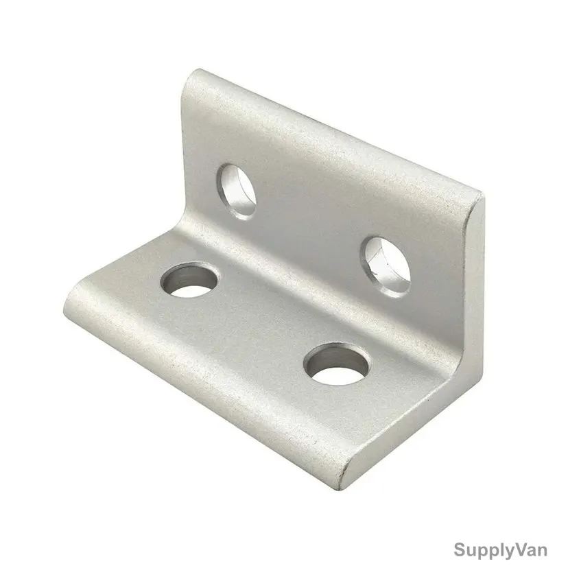 Extrusion Inside Corner Bracket, 40 Series, 4 Hole, Aluminum, 76 x 40MM