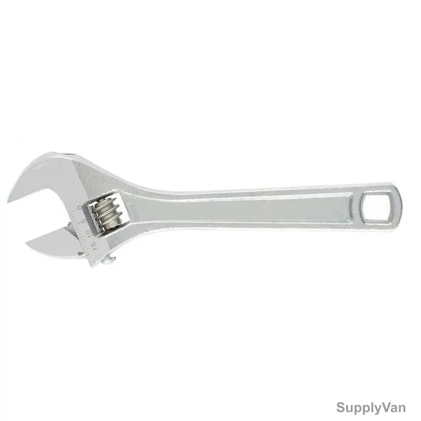 Denzel Adjustable Wrench, 7715508, 35MM Jaw Capacity, 12 Inch Length