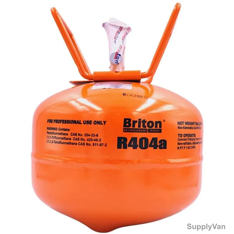Briton Refrigerant Gas, BR-R404AM, 3 Kg, Orange