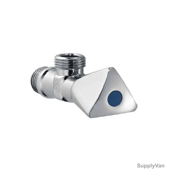 Schloesser Angle Valve, 17091550001, 1709, Brass, 1/2 x 1/2 Inch