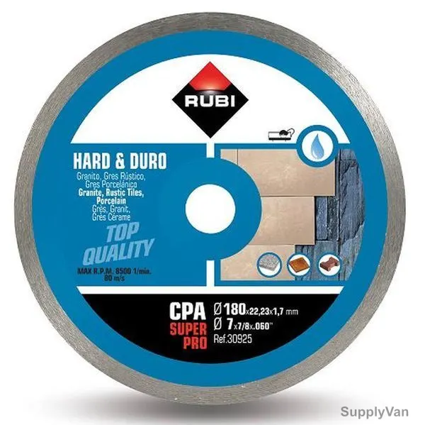 Rubi Diamond Blade, 030925, 180MM