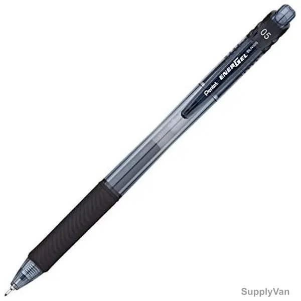 Pentel Energel-X Needle Gel Roller Pen, PE-BLN105-01A, 0.5MM Tip, Black