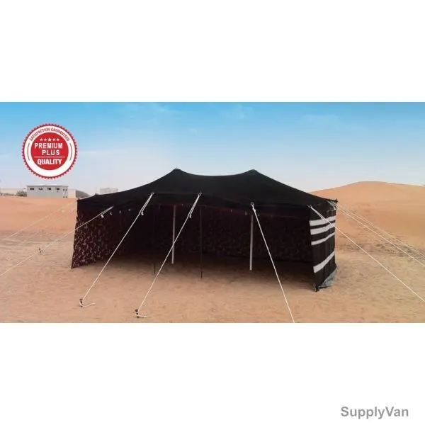 Deluxe Tent, AMT-118, Iron Stick, 7 x 5 Mtrs, Black/White