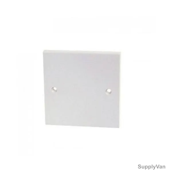 PVC Box Cover, Square Lid, 3CM Width x 3CM Length, White