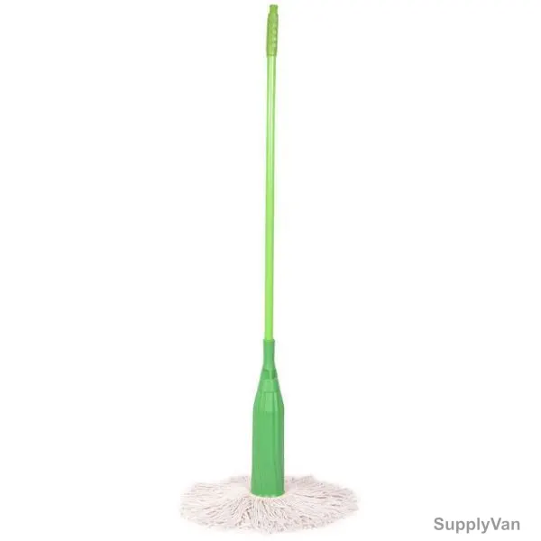 Moonlight Cotton Mop With Handle And Cover, 16046, Green
