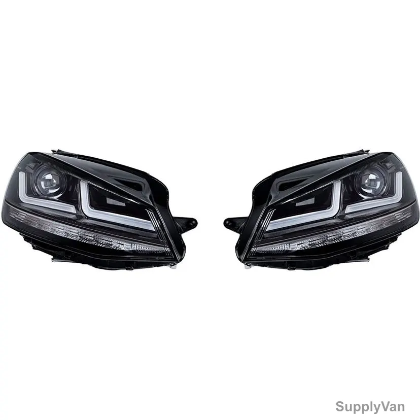Osram Halogen Headlight For VW Golf VII, LEDHL103-BK LHD, LEDriving, 12V, 36W, Black — image 1