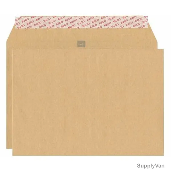 Peel and Seal Eco Envelope, El74503-92, Paper, 229 x 162MM, Brown, 25 Pcs/Pack