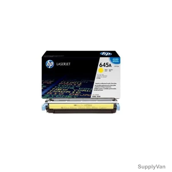 HP Original LaserJet Toner Cartridge, C9732A, 645A, Yellow — image 1