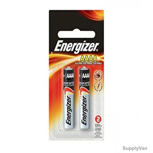 Energizer Alkaline Battery, E96BP2-AAAA, 1.5V, 2 Pcs/Pack — image 1